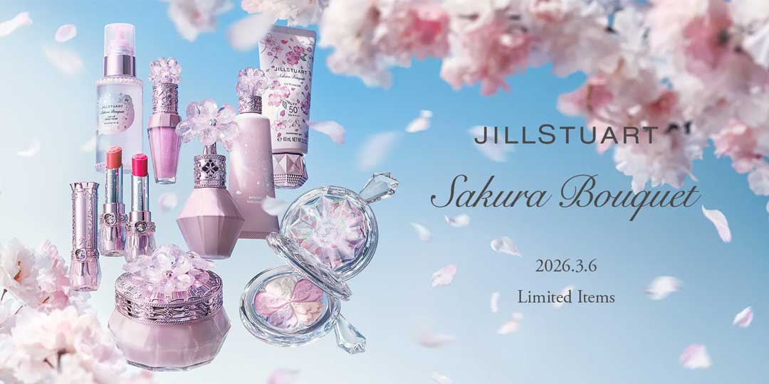 JILL STUART 2026 春コスメ SPRING COLLECTION Crystal Bloom Sakura Bouquet