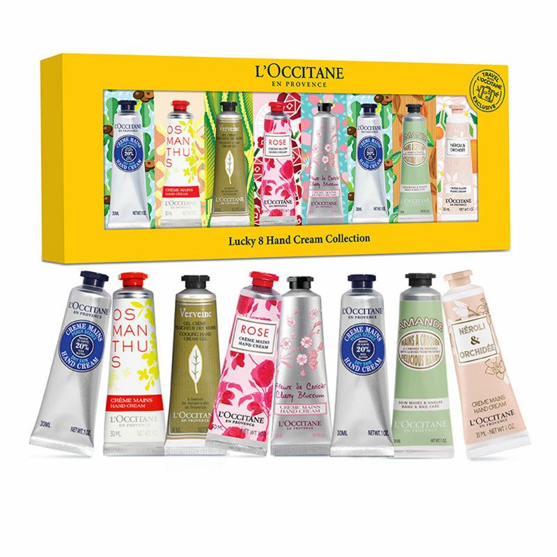ロクシタン L'OCCITANE ラッキー8ハンドクリームコレクション 30ml x 8