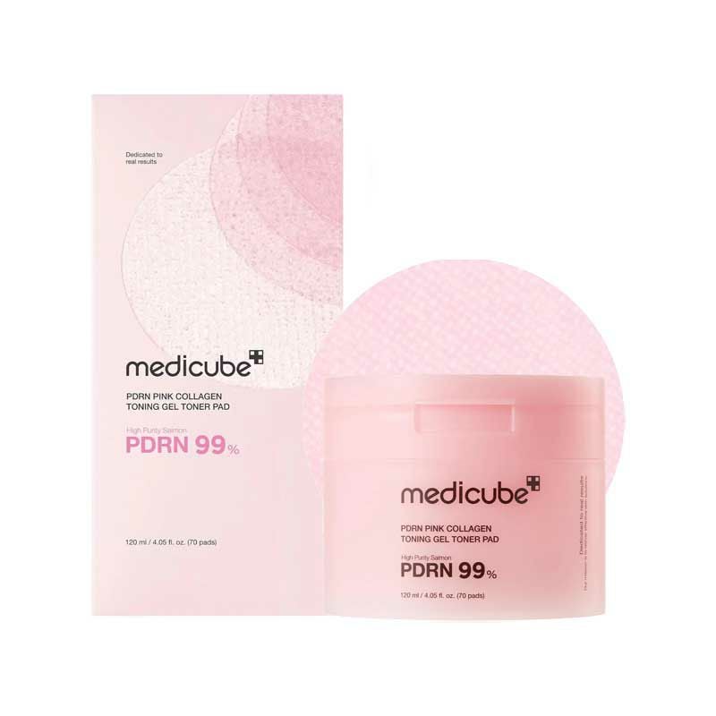 メディキューブ MEDICUBE PDRNピンクコラーゲンゲルトナーパッド 70枚
